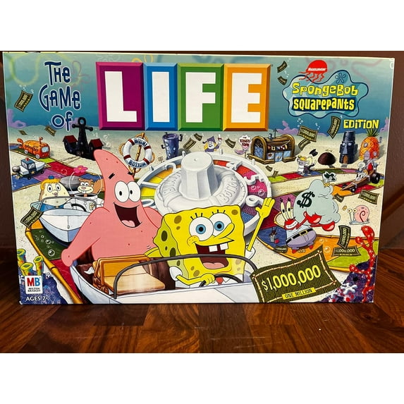Pre-Owned Hasbro The Game of Life Bikini Bottom SpongeBob SquarePants Edition
