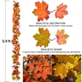 thumbnail image 2 of Goodwill 2 Pack Fall Garland Maple Leaf, 5.9Ft/Piece Hanging Vine Garland Artificial Autumn Foliage Garland Thanksgiving Decor for Home Wedding Fireplace Party, 2 of 7