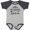 thumbnail image 3 of Inktastic My Nannie Loves Me Granddaughter Boys or Girls Baby Bodysuit, 3 of 5