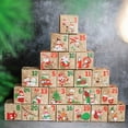 thumbnail image 6 of Zawou Candy-Themed DIY Advent Calendar, 24-Day Countdown Paper Box Set for Christmas Party Activities, Holiday Calendar for Adults and Kids, 6 of 7