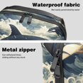 thumbnail image 4 of Whale Travel Organizer, Cable Organizer, Charging Cord Organizer, Charger Storage Organizer - Waterproof Oxford Cloth Electronic Digital Product Storage Case, 5.9x9.44x3.14 in., 4 of 6