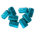 thumbnail image 2 of yingyy 10Pcs Tire Valve Caps Replace Accessory Auto Wheel Accessories Rim Stem Cover Sky blue 1Set, 2 of 6