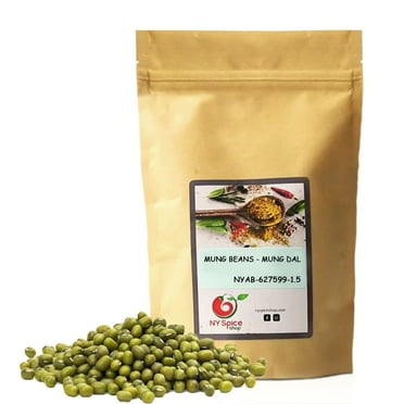 NY SPICE SHOP Mung Beans Whole – Green Mung Beans - 3 lbs.