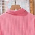 thumbnail image 6 of RUTAYY Children Girls 2 Piece Outfits Sets Button Down Short Sleeve Collared Shirt Shorts Set 7 13 Years Trendy Clothes, Pink, 10-11 Years, 6 of 8
