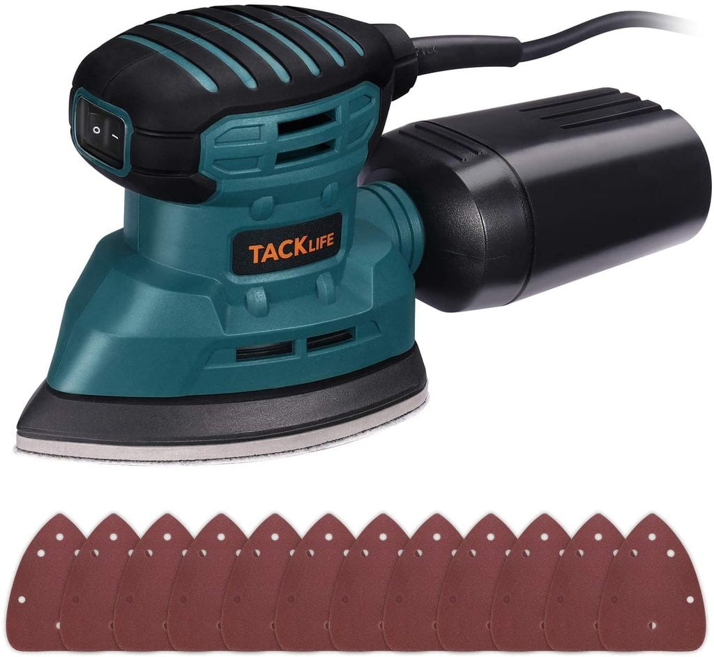 TACKLIFE Mouse Detail Sander 12,000 OPM, Electric SanderPMS01AS