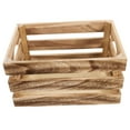 thumbnail image 5 of HAMPPLIES 1Pack Wood Basket Storage Basket with Lid 30X20X16CM for Bathroom, 5 of 8