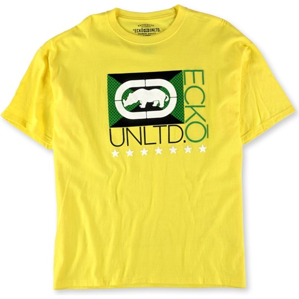 Camiseta Gráfica Ecko Unltd Box Star Core para Hombre Amarillo Extragrande