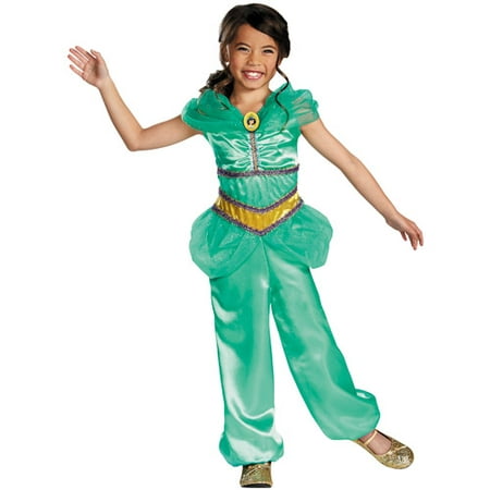 Disney Princess Jasmine Sparkle Classic Child Halloween Costume ...