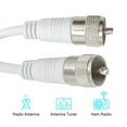 thumbnail image 3 of Steren 6ft UHF-UHF Mini-RG8x Cable White, 3 of 9