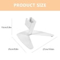 thumbnail image 1 of Minkissy Digital Wind Instrument Stand with Iron Construction and Stable Pad White for Decor Display, 1 of 8