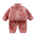 thumbnail image 1 of Ymyiu Ensemble pour Bébé Fille Tenue Décontractée pour Bébé Fille Ensemble 2 Pcs : Haut Doux pour Nourrisson + Pantalon Confortable pour Tout-Petit (Rouge, 4-5 Ans), 1 of 4