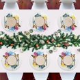 thumbnail image 6 of Colorful Butterflies Black Round Placemats Plate Mats 15 Inch Non-Slip Heat Resistant Washable PVC Set Indoor for Kitchen Dining Table 6PCs, 6 of 6