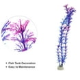 thumbnail image 4 of Unique Bargains 3 Pcs Aquarium Plants Decorations Artificial Aquatic Plant Purple Blue, 4 of 7