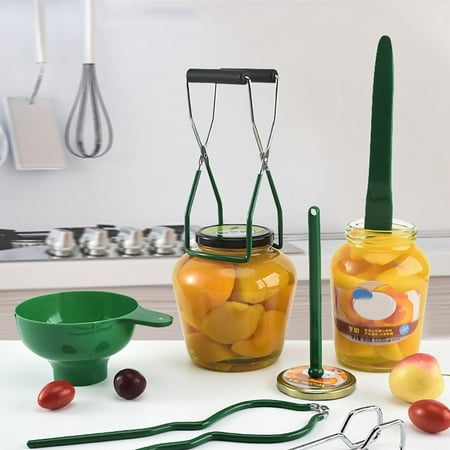 Clairlio Canning Kit, Canning Jar Lifter with Grip Handles, Jar Tongs ...