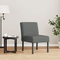 thumbnail image 1 of vidaXL Slipper Chair Dark Grey Fabric, 1 of 5