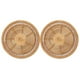 thumbnail image 1 of 2X Cesta de Pared Tejida para El Hogar Decoración del Hogar Boho Natural Decoración Decorativa de Ratán Decoración de Pared Tejida Colgante de Pared Tejido 11,8 Pulgadas, 1 of 5