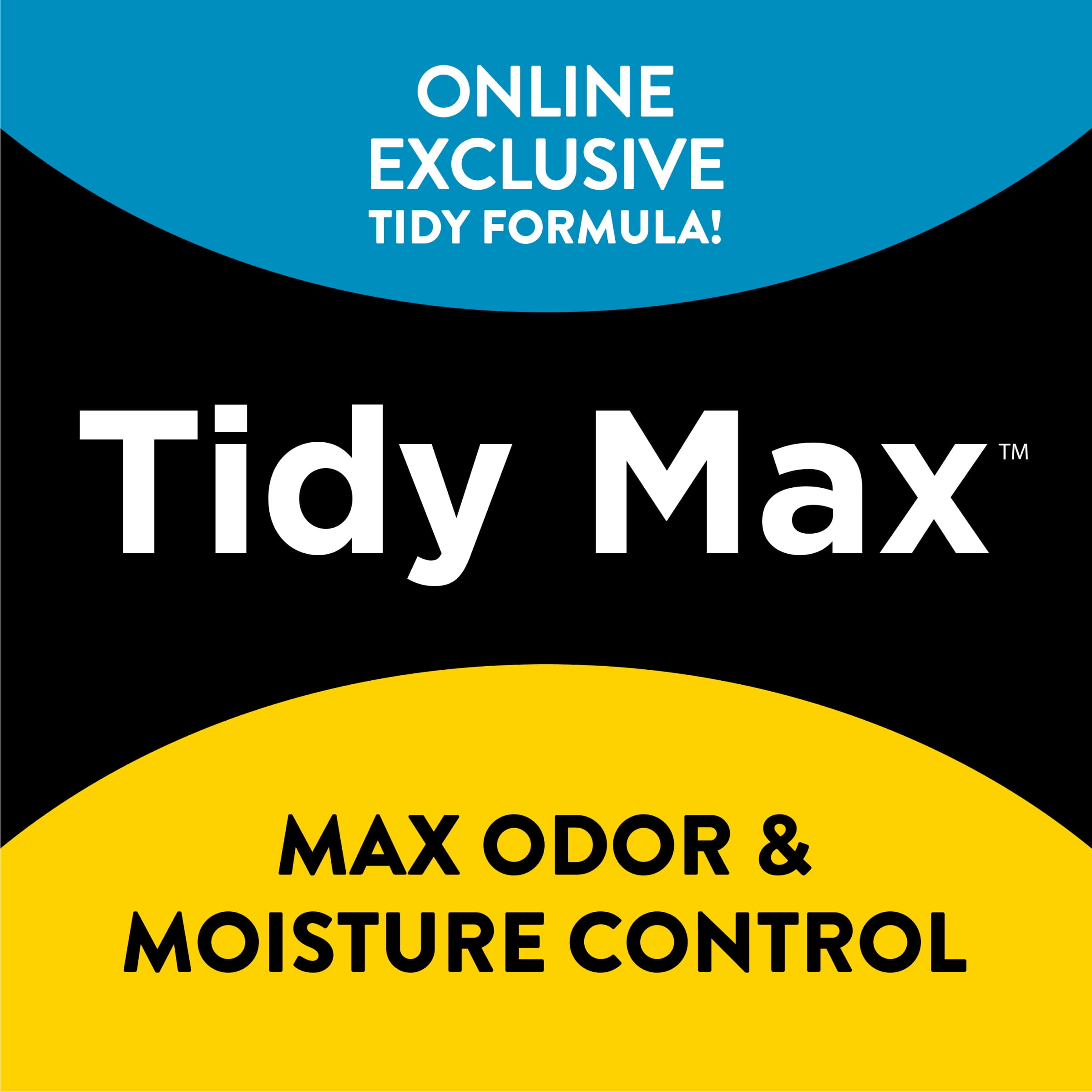 Purina Tidy Cats Tidy Max Clumping Cat Litter, Instant Action, Odor Control 24/7, 38 lb. Box