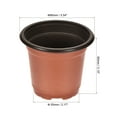 thumbnail image 2 of Unique Bargains 3.5' Plastic Plant Nursery Pots Starting Planter Container, Red 25 Pack, 2 of 6