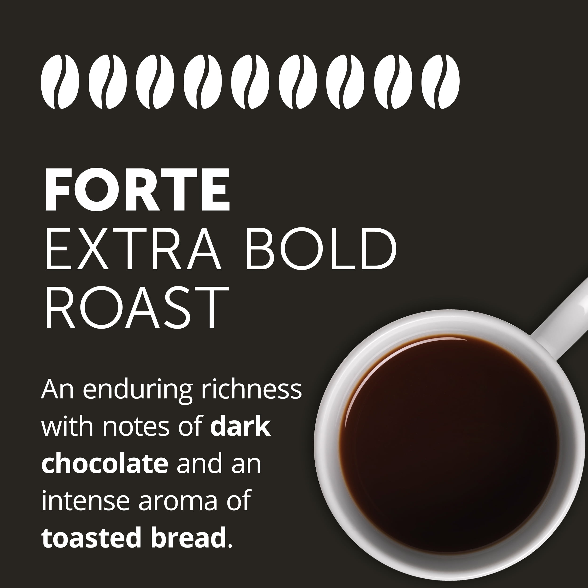 illy Ground Coffee Drip Forte Extra Bold Roast, 8.8 Oz 