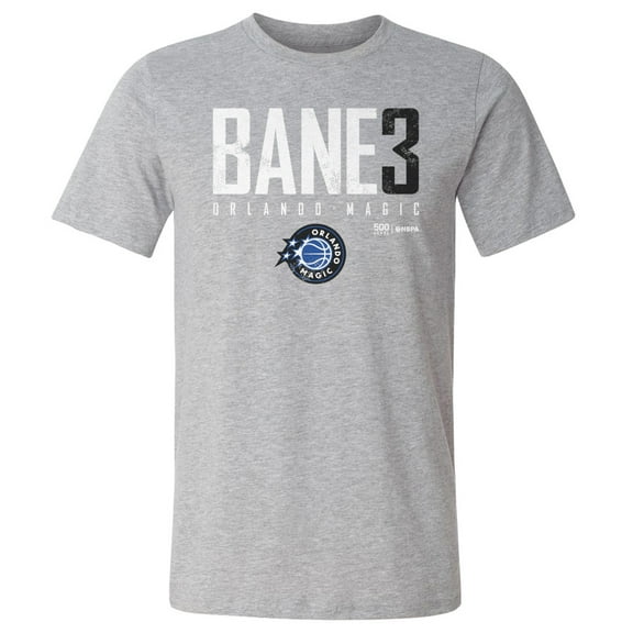 Men's 500 Level Desmond Bane Gray Orlando Magic Elite Name & Number T-Shirt