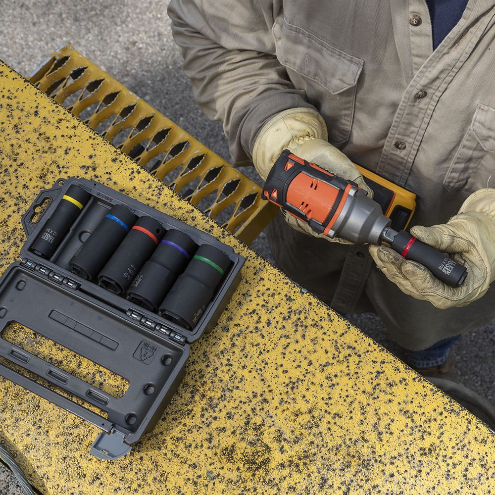 Klein Tools 66062 5/8 in. and 7/16 in. 2-in-1 6-Point Impact Socket
