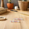 thumbnail image 4 of Luxshiny 250Pcs Glass Beads for DIY Jewelry Making Multi Color Round Smooth Beads for Bracelets Necklaces, 4 of 7