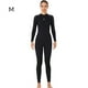 thumbnail image 2 of Tamaño ultrafino manga larga pantalones largos traje de baño de una pieza profesional impermeable espesado para nadar Snorkeling mujer surf / negro m sidaley OD017133-03, 2 of 7