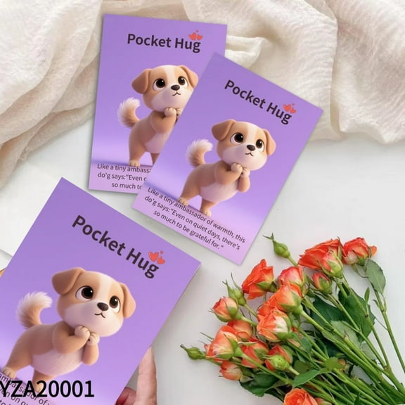 Pocket Hug Card,2.71 X 3.54 Inches/7 X 9cm,Emotional Support Supplies|Christmas Gifts in Bulk| Party Favors in Bulk|Thank You Cards |Thank You Gifts - Perfect for Friends and Family for Christmas