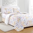 Great Bay Home All-Season Reversible Reversible Quilt Set With Shams ...
