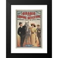 thumbnail image 2 of The National Ptg. & Eng. Co. 18x24 Black Modern Framed Museum Art Print Titled - Arabia the Equine Detective (1913), 2 of 5