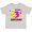 AC-Heather Grey, variant on Its My 3rd Birthday with Smiling Emoticons Girls Toddler T-Shirt