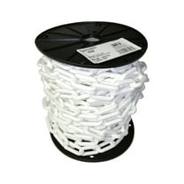 Baron 7480 White Plastic #8 Trade Chain 60 L ft.