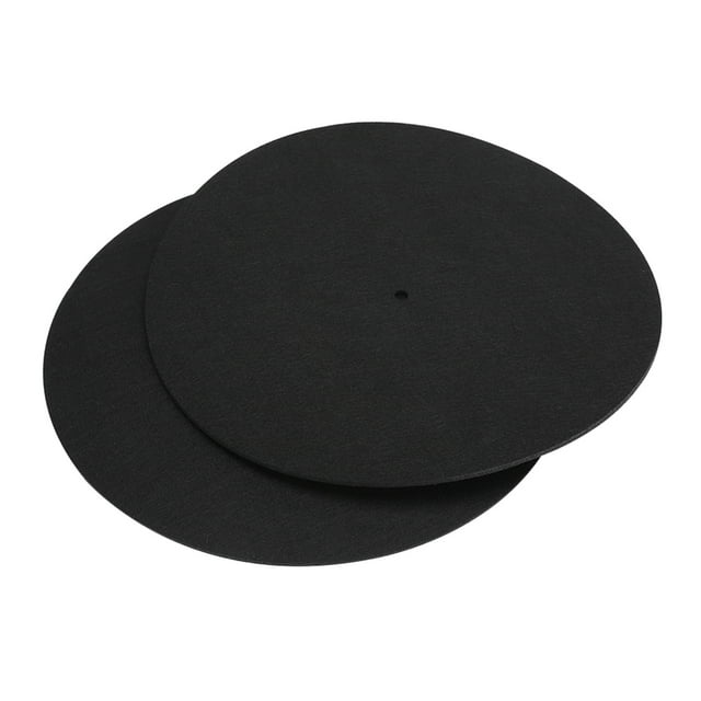 2 piezas de tocadiscos de vinilo de 12 pulgadas, tocadiscos para el hogar, alfombrilla protectora antideslizante, accesorios de repuesto