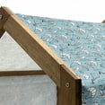 thumbnail image 5 of Kites Pet House, Funny Doodle Kiteboarding Wind Surfing Extreme Sports Sketch Art, Outdoor & Indoor Portable Dog Kennel with Pillow and Cover, 5 Sizes, Pale Blue White, by Ambesonne, 5 of 5