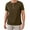 A1-Army Green, variant on Demotime Men's Henley Shirts Short Sleeves Round Neck Casual Basic Shirt Summer Solid Color Lightweight Button T Shirts Army Green L Tops