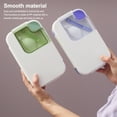 thumbnail image 4 of Lunch Box School Portable Compartments Kitchen Salad Package Microwave Sealing Storage Food Container with Spoon Leak-proof Locking Organizer Green, 4 of 9