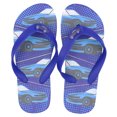 thumbnail image 3 of SLM Boy's Classic flip Flops T-Strap Race Car Summer Sandals, 3 of 4