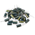 thumbnail image 1 of Capacitor electrolítico radial de aluminio 2200uF 10V Vida 10 x 17 mm 30pcs, 1 of 3