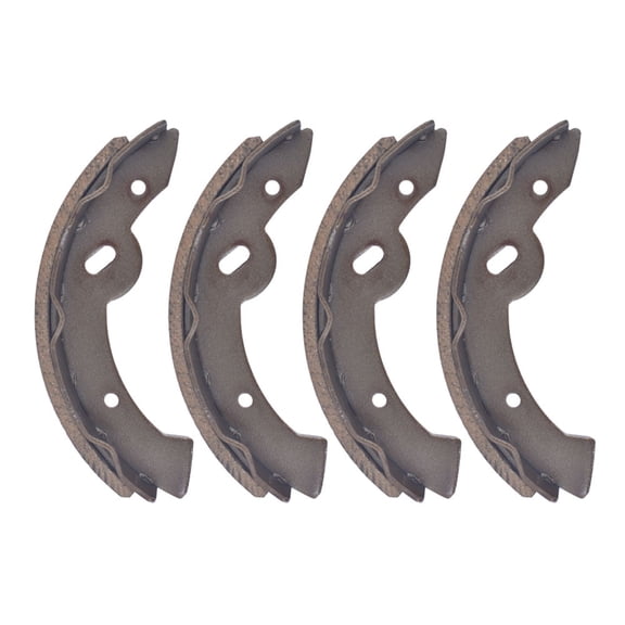 Brake Shoe Set 2 WD Both Wheels Replacement for Chuck Wagon Subs 16279 Replaces 2-11170/2-11166 Rear Brake Shoe (bronze)