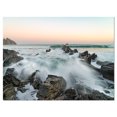 thumbnail image 2 of Bay of Beaky Vagues Blanches Vibrantes - Art Moderne sur Toile, 2 of 3