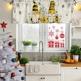 thumbnail image 6 of Daisy Floral Valances for Windows, Decorative Rod Pocket Window Valance Curtains, Vintage Rustic Bee Gnomes Flowers Short Curtain Drapes for Kitchen/Bathroom/Living Room, 2 Panels, 42" W x 12" L, 6 of 8