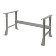 thumbnail image 2 of Fixed Height Workbench C-Channel Flared Leg, Steel Square Edge, 72"W x 30"D x 34"H, Gray, 2 of 4