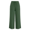 thumbnail image 5 of XIYON Pants for Girls Kids Casual Pants with Pockets Elastic Waist Trousers Comfortable Everyday Wear 14-15 Years, 5 of 7
