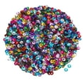 thumbnail image 1 of Unique Bargains Loose Sequins 4MM Laser Sequins 3000Pcs Cup Sequins Embroidery Sequins for Jewelry Making Crafts Sewing,Multicolored, 1 of 5