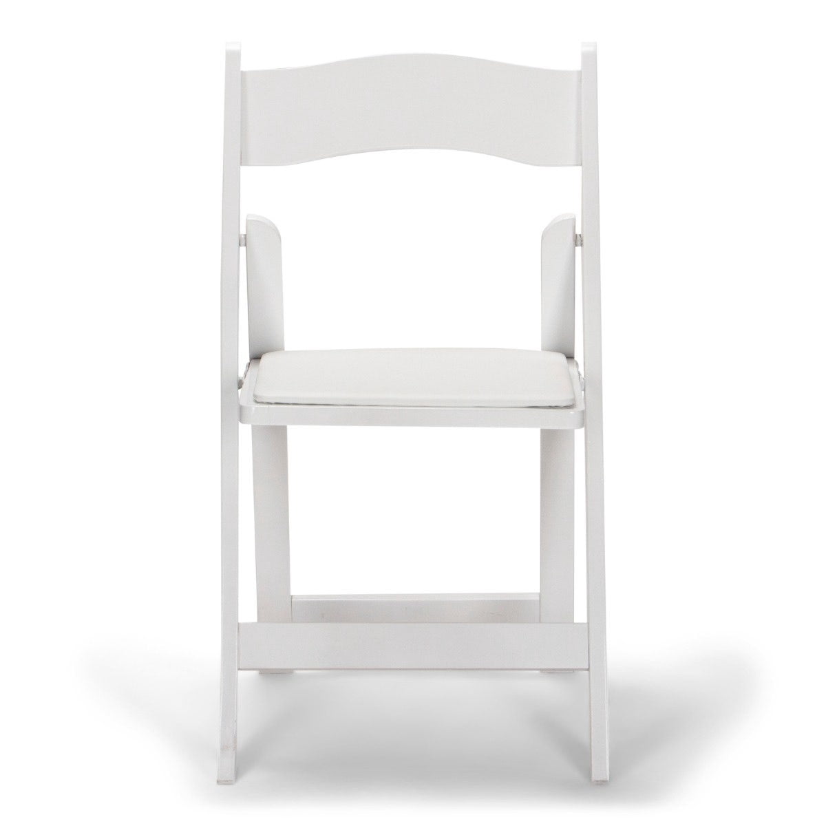 Titan Series Wood Folding Chair - White - 4 Pack