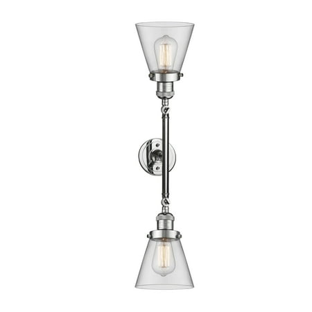 

Innovations Lighting 208L Small Cone Small Cone 2 Light 23 Wide Bathroom Vanity Light -