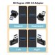 thumbnail image 2 of 4-pack USB 3.0 adapter, vertical up and down, horizontal left and right angle, USB male to female, 2 of 5