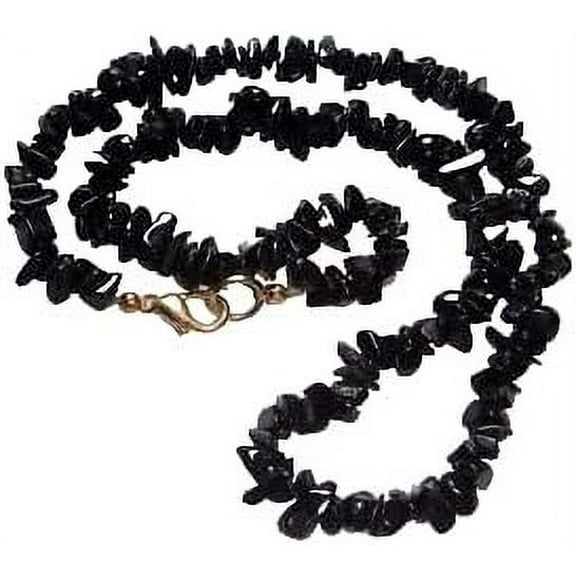 CRYSTALMIRACLE Beautiful Protective Black Tourmaline Gemstone Necklace Fashion Jewelry Wellness Gift Healing positive energy