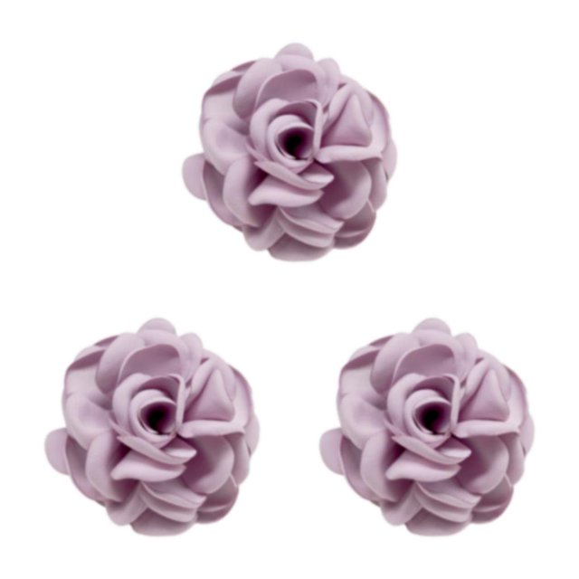Guardoinrt Sophisticated Refined Flower Brooches Pins For Delicate And Intricate Style purple 3Set