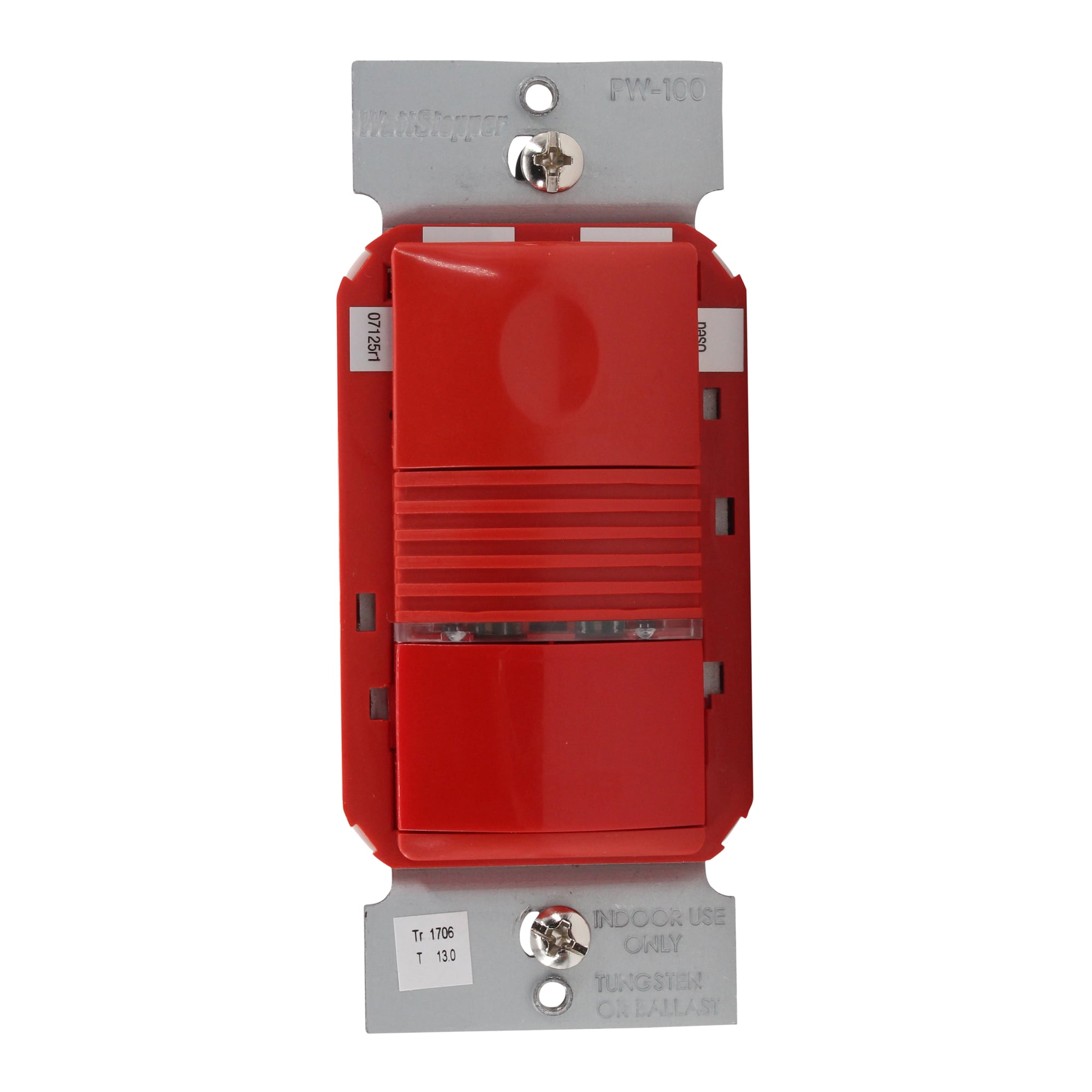 WattStopper PW100R PIR Occupancy Sensor WallSwitch, 1Button, 120